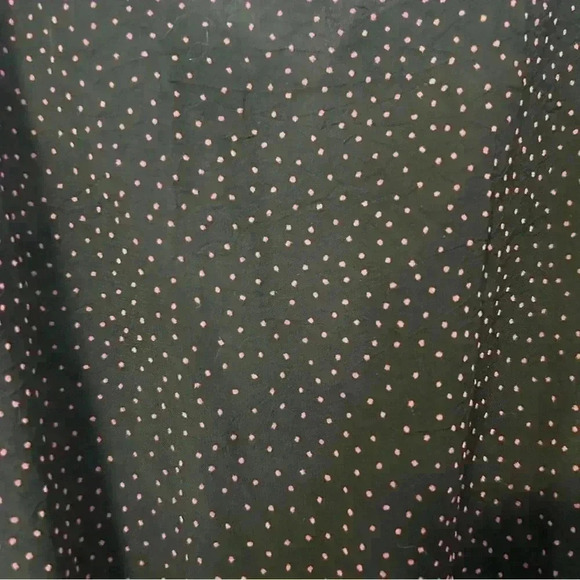 Moon Collection Black Pink Polka Dot Fit & Flare Dress Size Medium - Picture 3 of 7